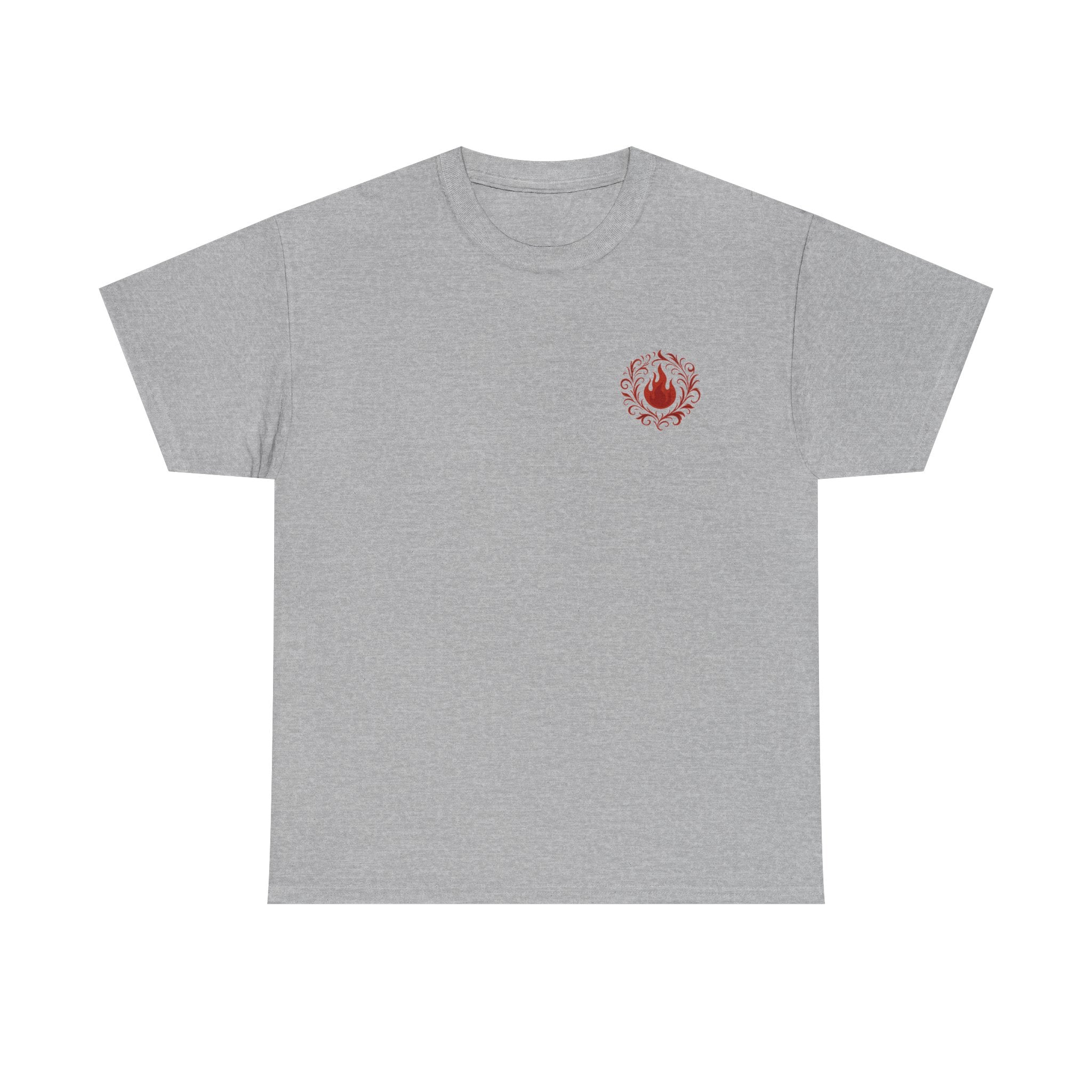 Red Mana Emblem T-Shirt — Impulse • Chaos • Passion • Destruction
