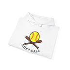 Softball Player Personalized Hoodie - Custom Name & Number