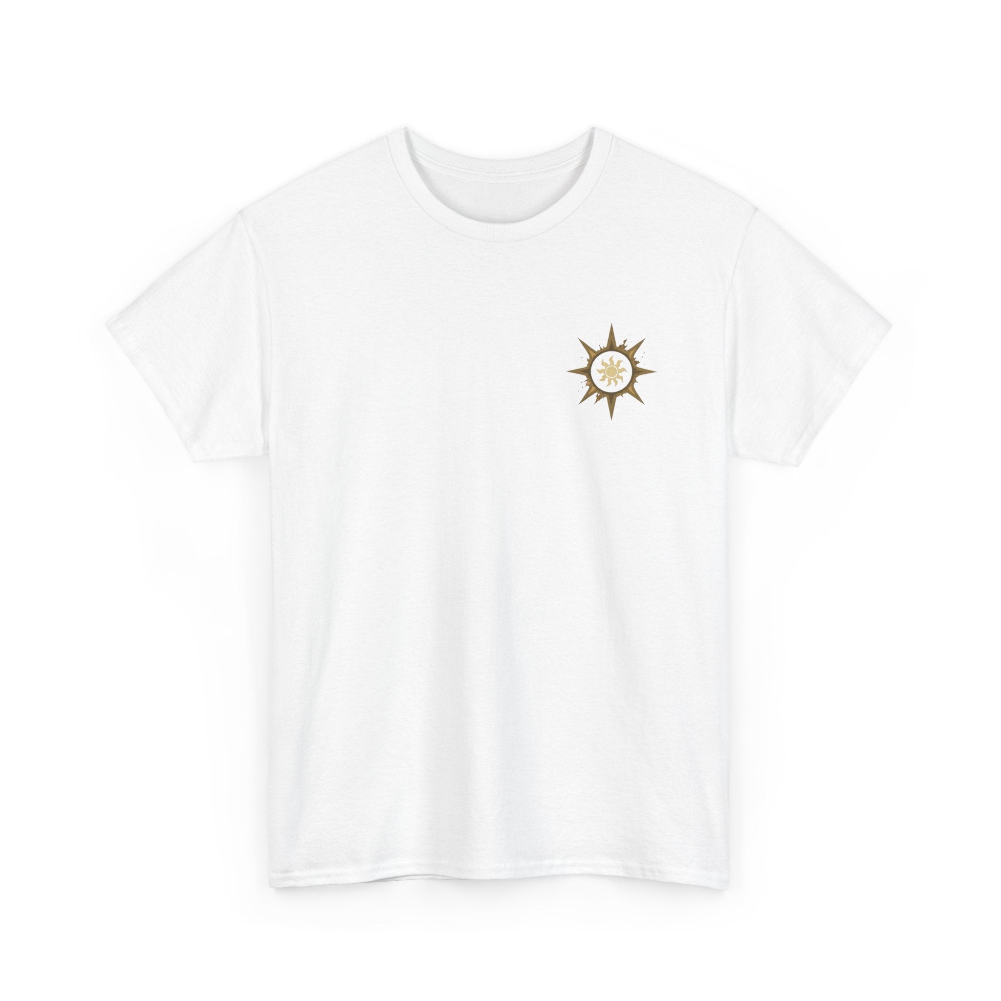 MTG White Mana Emblem T-Shirt — Order • Protection • Restoration