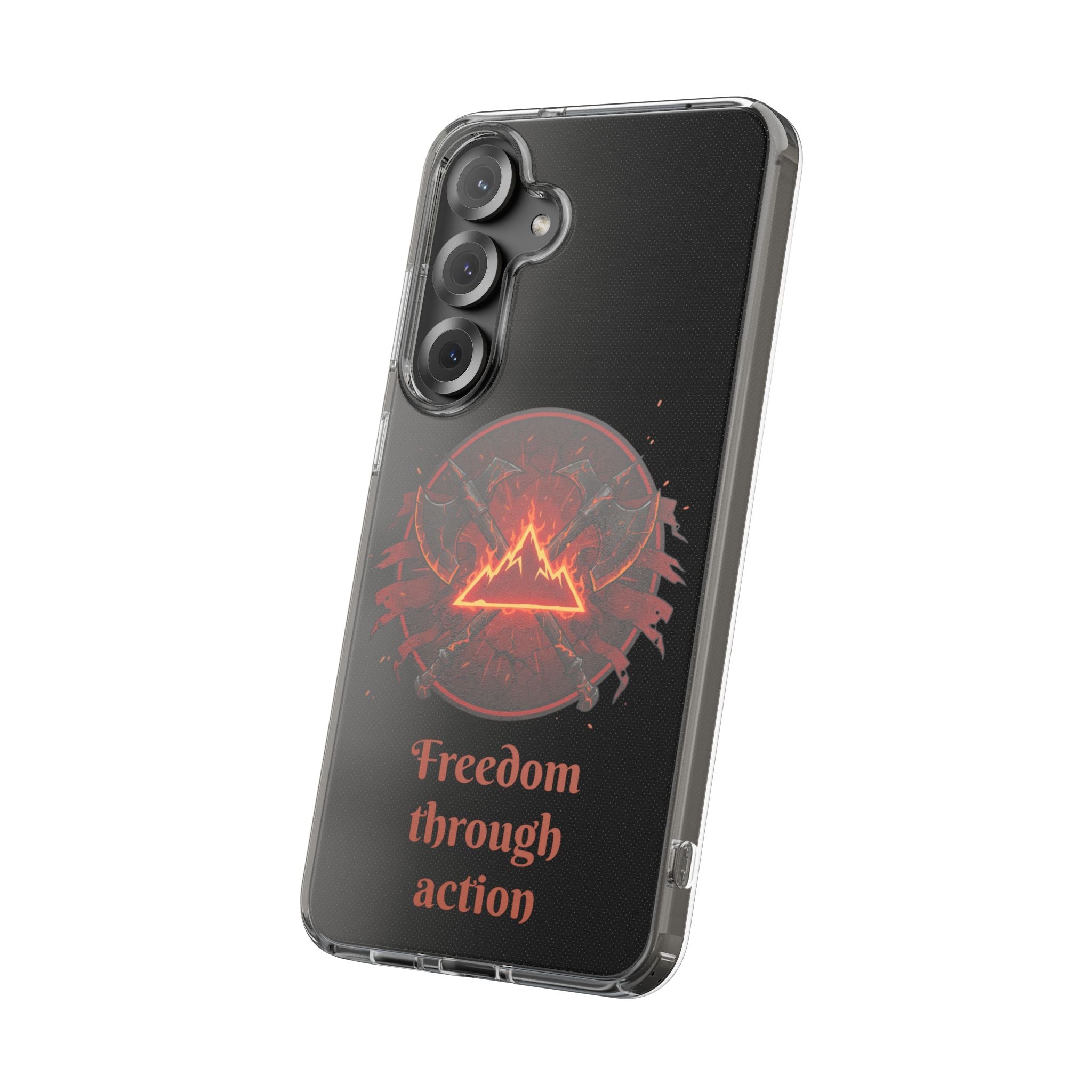 Red Mana Magic The Gathering Inspired Design - Impact-Resistant Phone Case