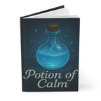 Potion of Calm Hardcover Journal - Tabletop RPG Diary, D&D Campaign Notebook, Battle Notebook, Game Master Journal, RPG Campaign Log