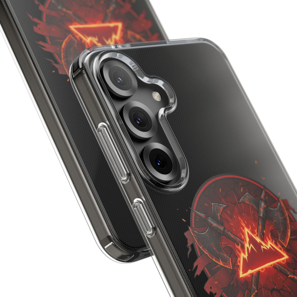 Red Mana Magic The Gathering Inspired Design - Impact-Resistant Phone Case