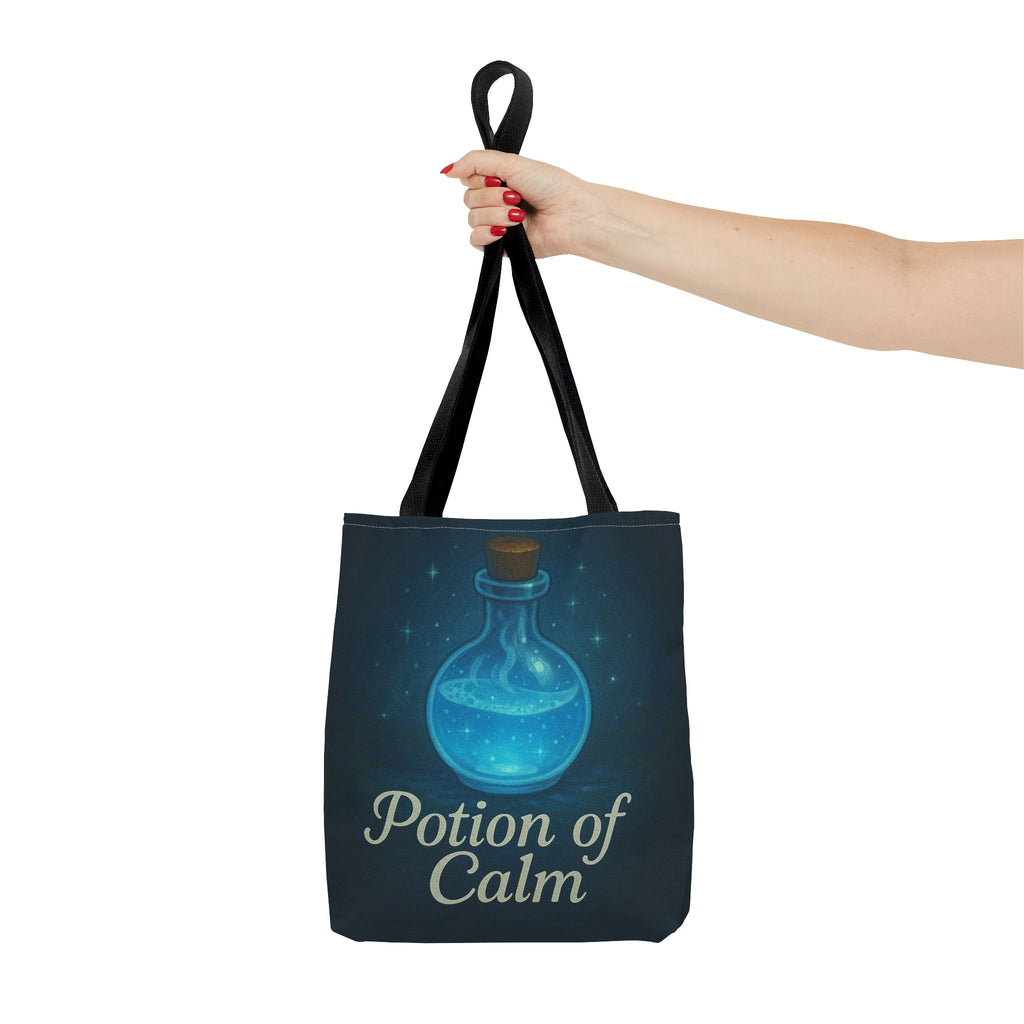 Potion of Calm Tote Bag | D&D Inspired Bag | Fantasy RPG Gift | Witchy Aesthetic Eco Bag, Magical Gift for Relaxation,  Witchy Aesthetic