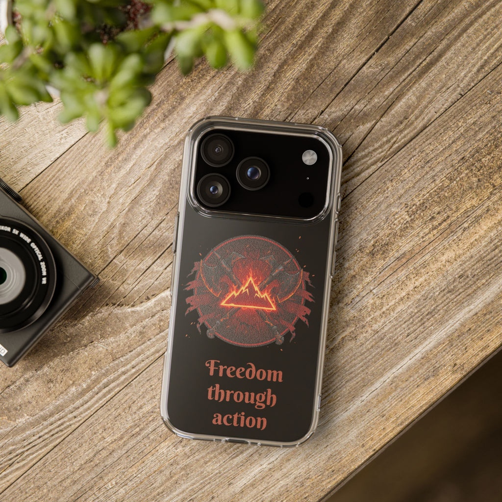 Red Mana Magic The Gathering Inspired Design - Impact-Resistant Phone Case
