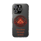 Red Mana Magic The Gathering Inspired Design - Impact-Resistant Phone Case