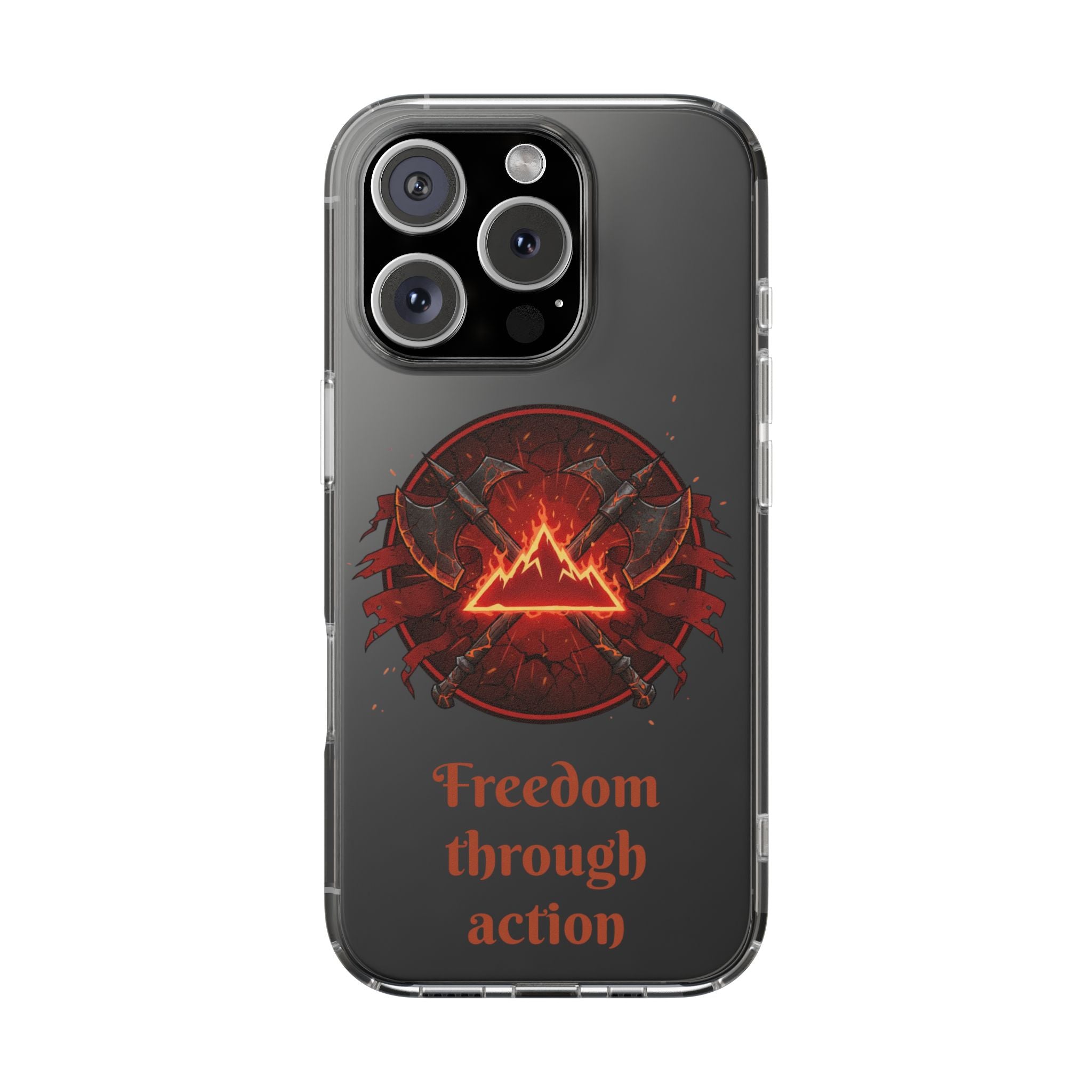 Red Mana Magic The Gathering Inspired Design - Impact-Resistant Phone Case