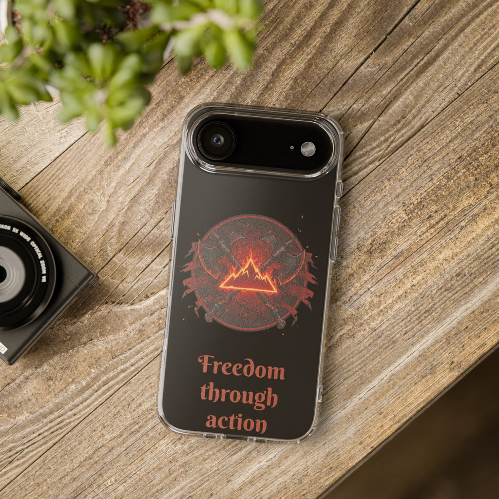 Red Mana Magic The Gathering Inspired Design - Impact-Resistant Phone Case