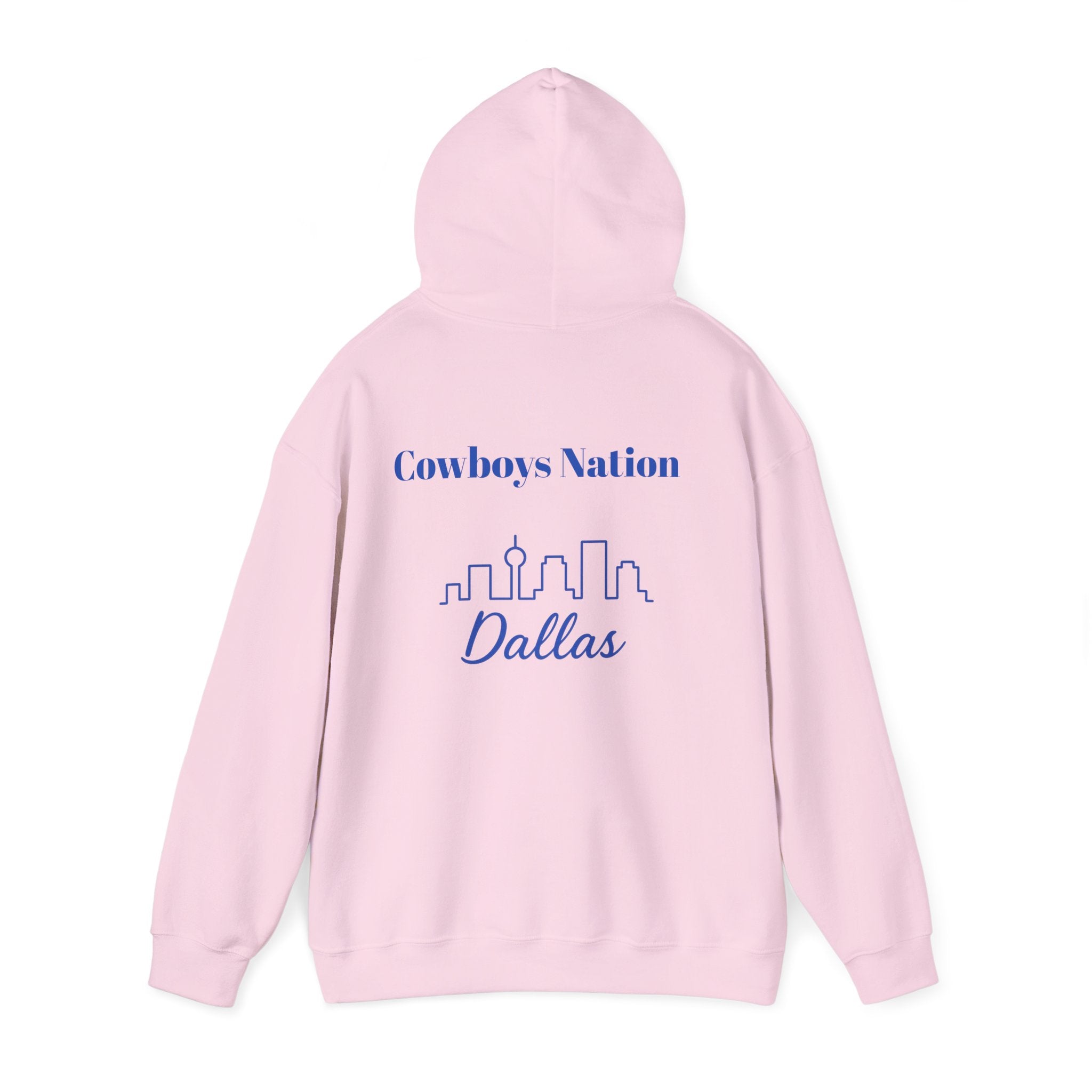 Dallas -Cowboy Nation!- Hoodie - Longhorn Mascot, Dallas Cowboys Nation Hoodie, Sports Fan Apparel, Game Day Outfit