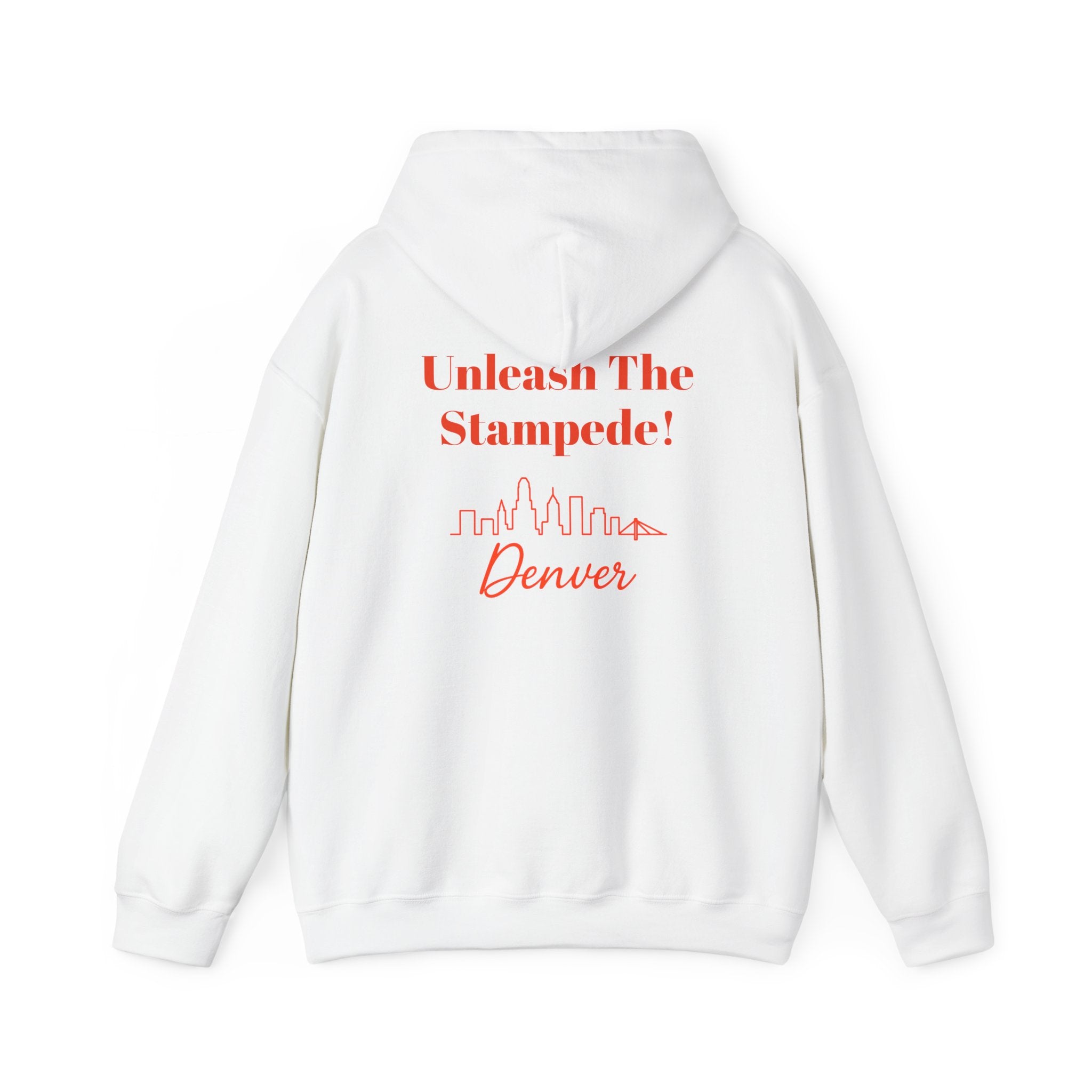 Denver -Unleash The Stampede!- Hoodie - Bronco Mascot