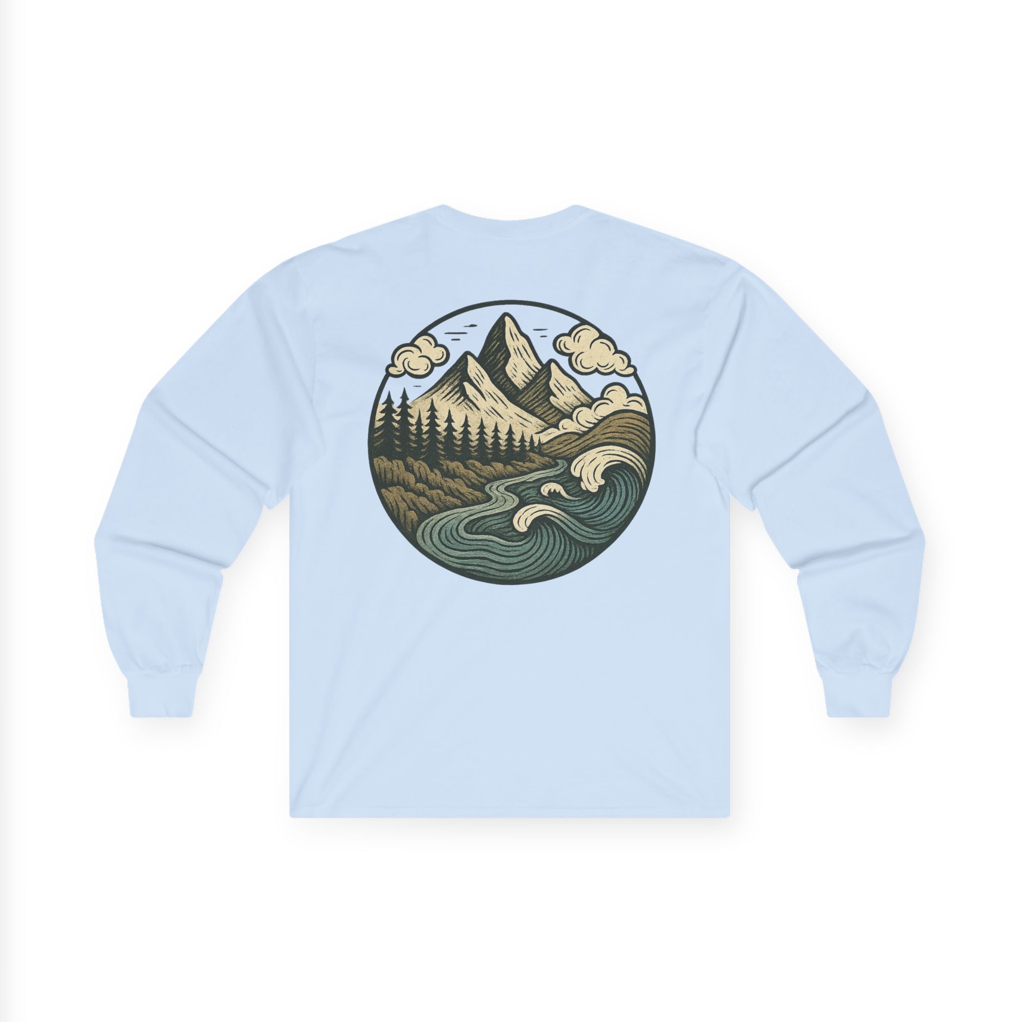 Adventure Long Sleeve Tee, Unisex Outdoors Shirt