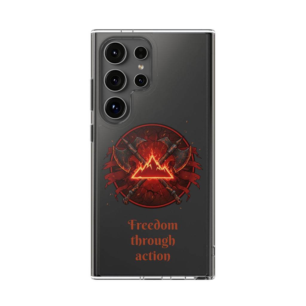 Red Mana Magic The Gathering Inspired Design - Impact-Resistant Phone Case