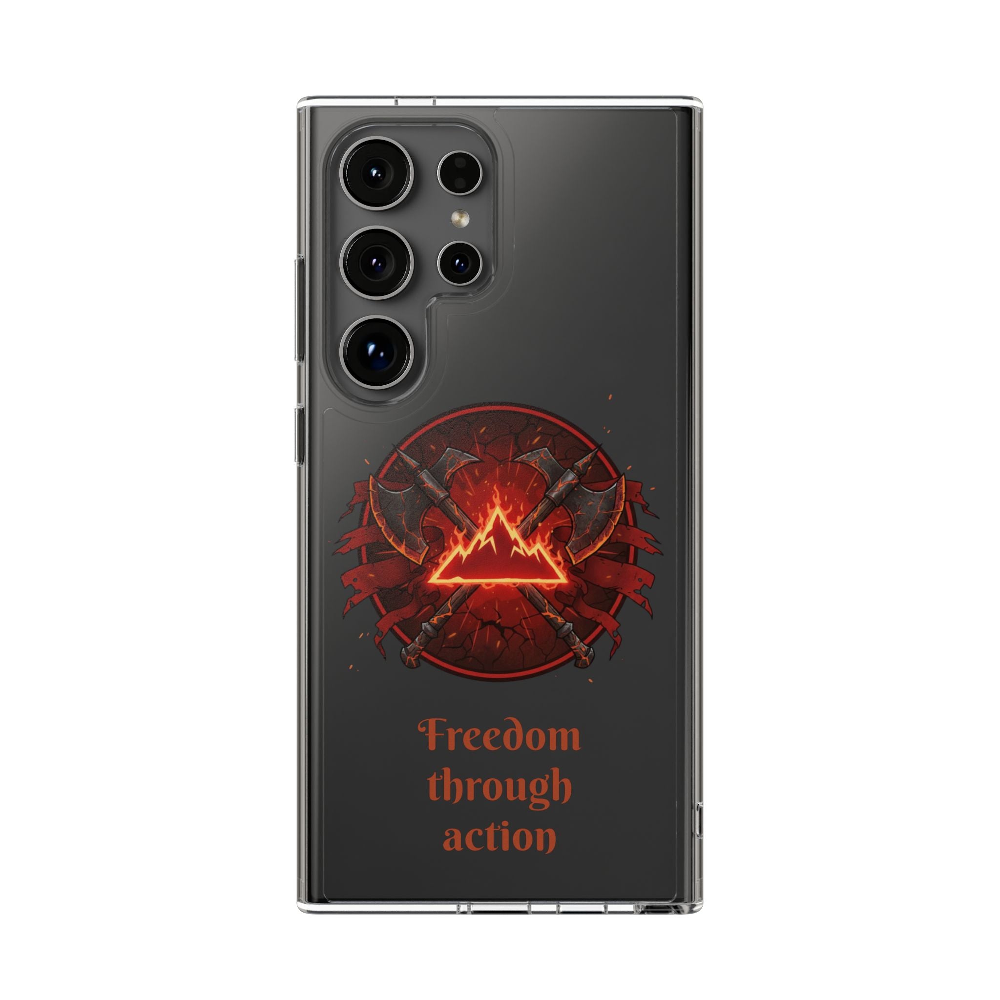 Red Mana Magic The Gathering Inspired Design - Impact-Resistant Phone Case