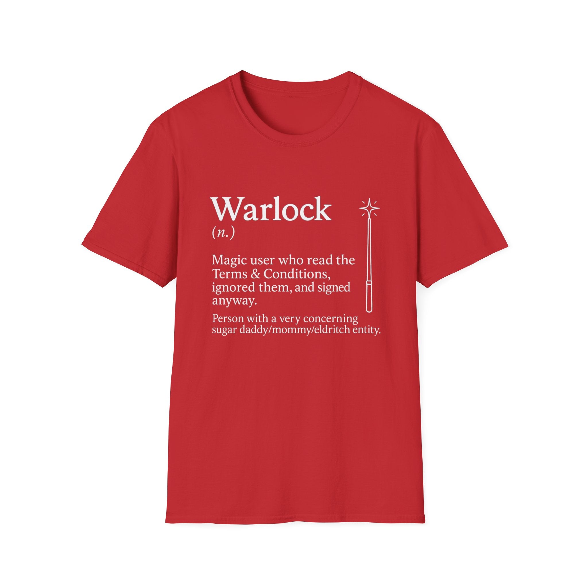 Warlock Class T-Shirt - Funny Dungeons & Dragons Tee