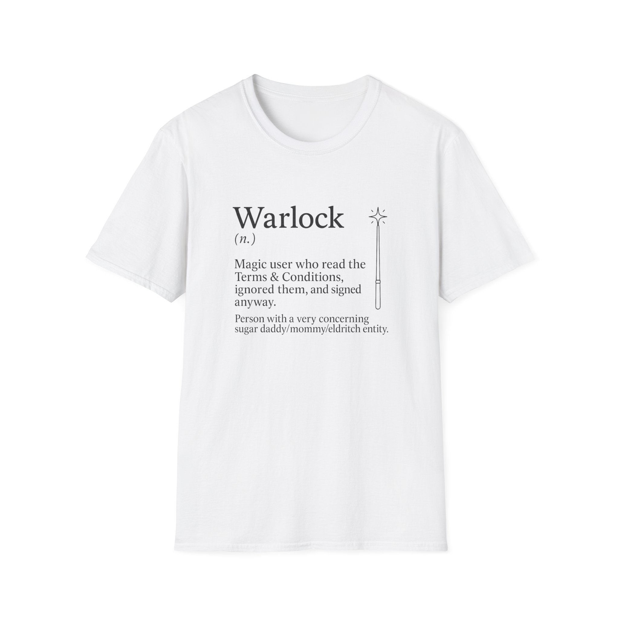 Warlock Class T-Shirt - Funny Dungeons & Dragons Tee