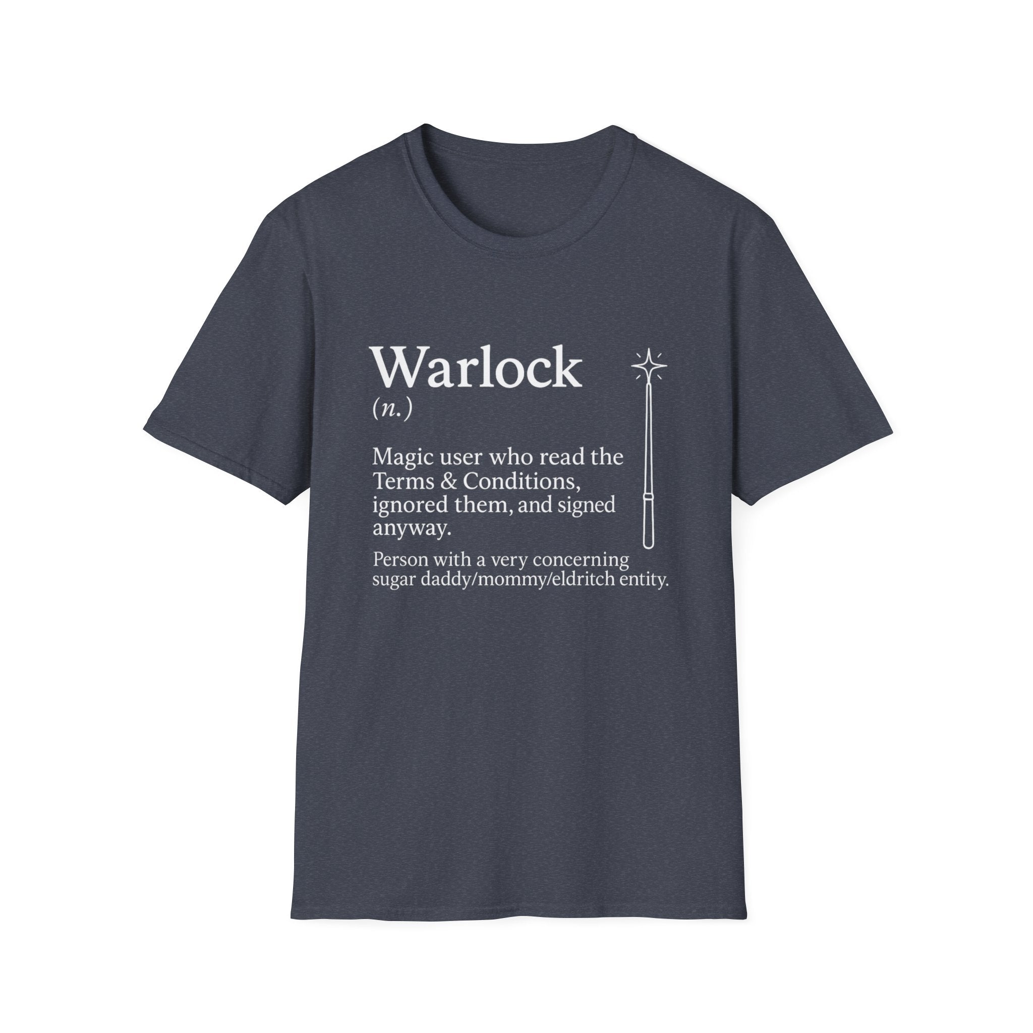 Warlock Class T-Shirt - Funny Dungeons & Dragons Tee