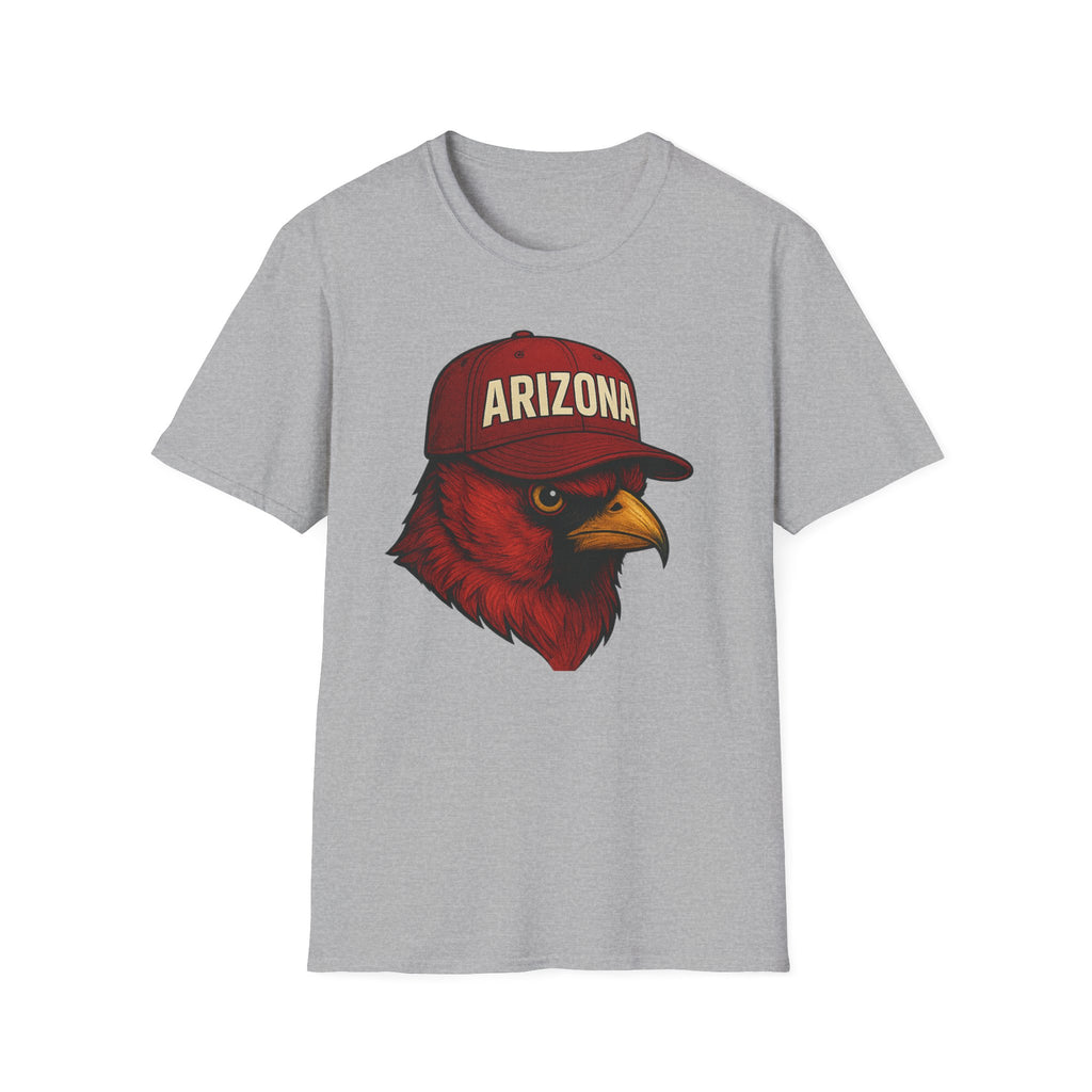 Arizona Cardinals -Rise Up Red Sea- Fan T-Shirt - Cardinal Mascot