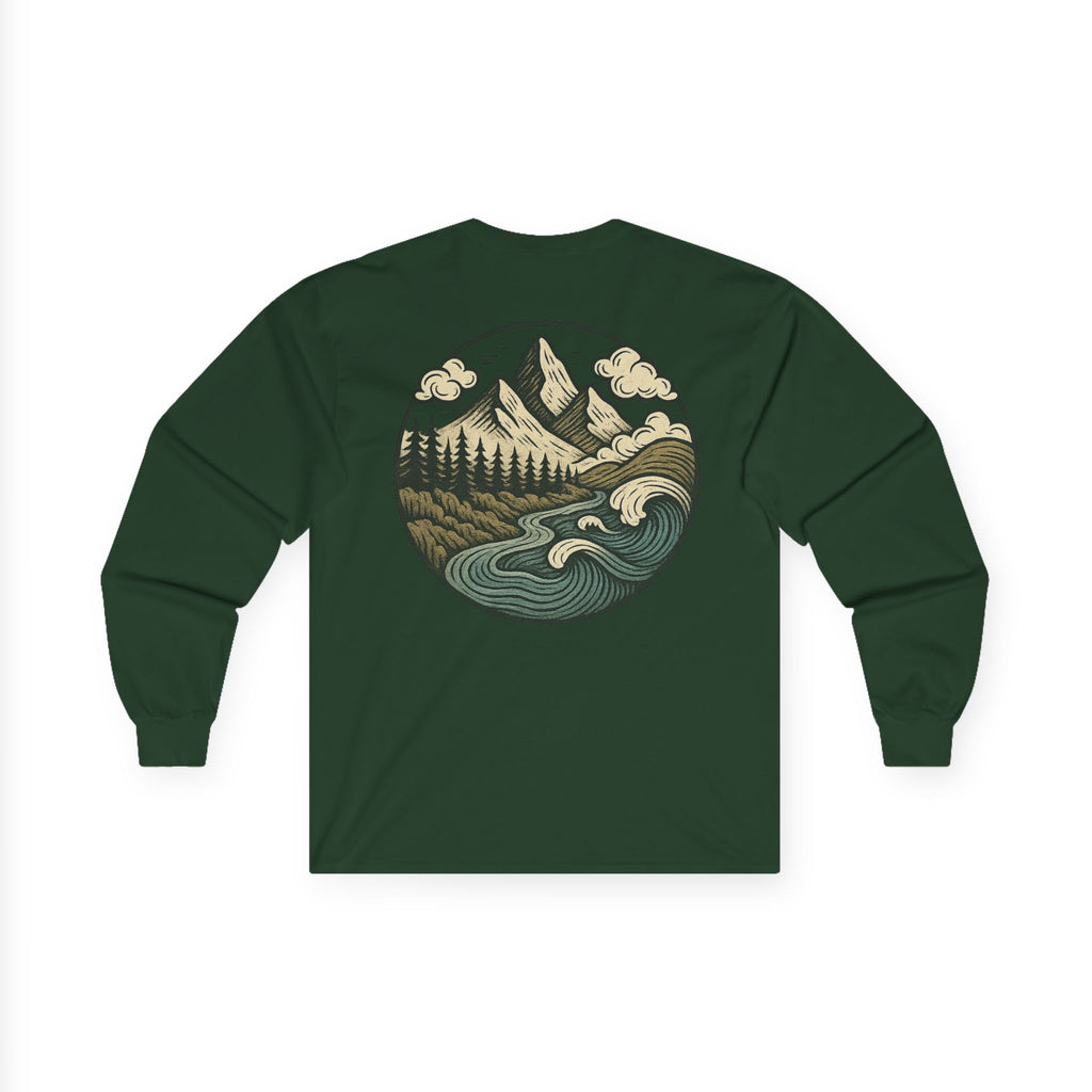 Adventure Long Sleeve Tee, Unisex Outdoors Shirt