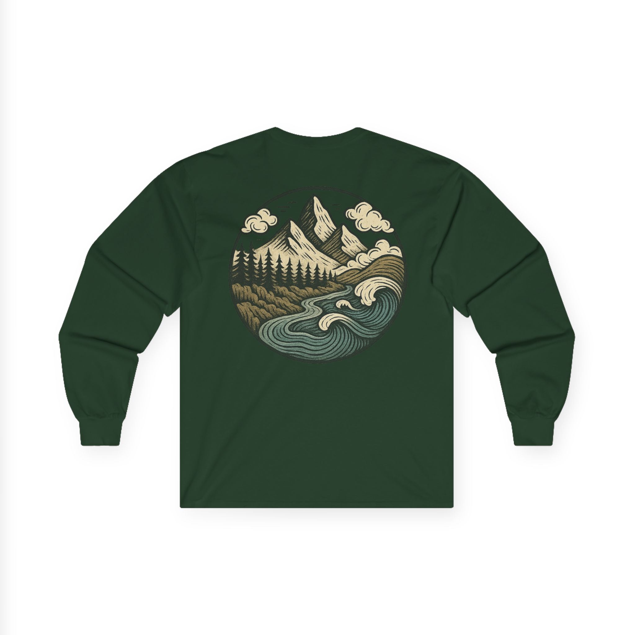 Adventure Long Sleeve Tee, Unisex Outdoors Shirt