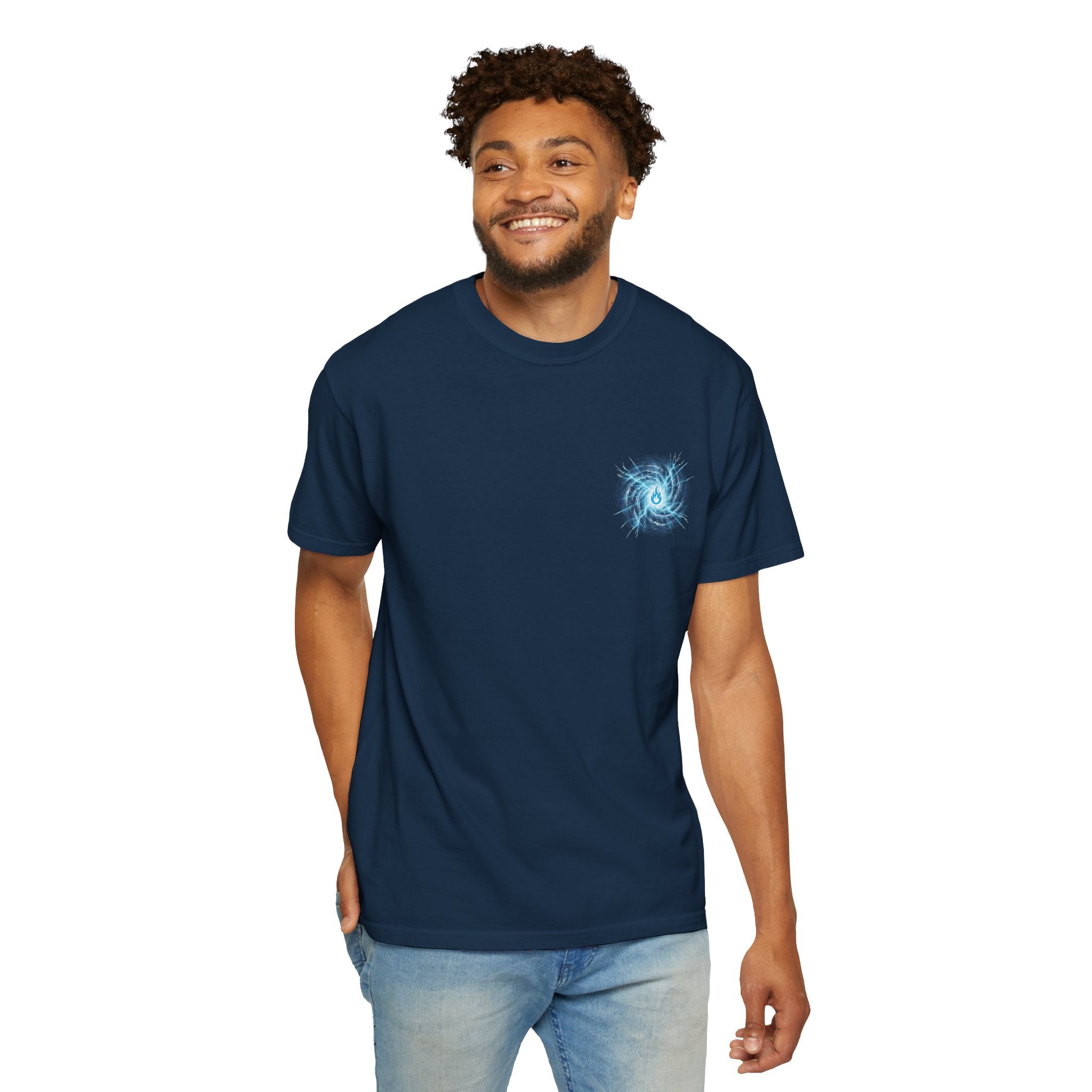 Blue Mana Magic T-shirt — Magic The Gathering Inspired Tee