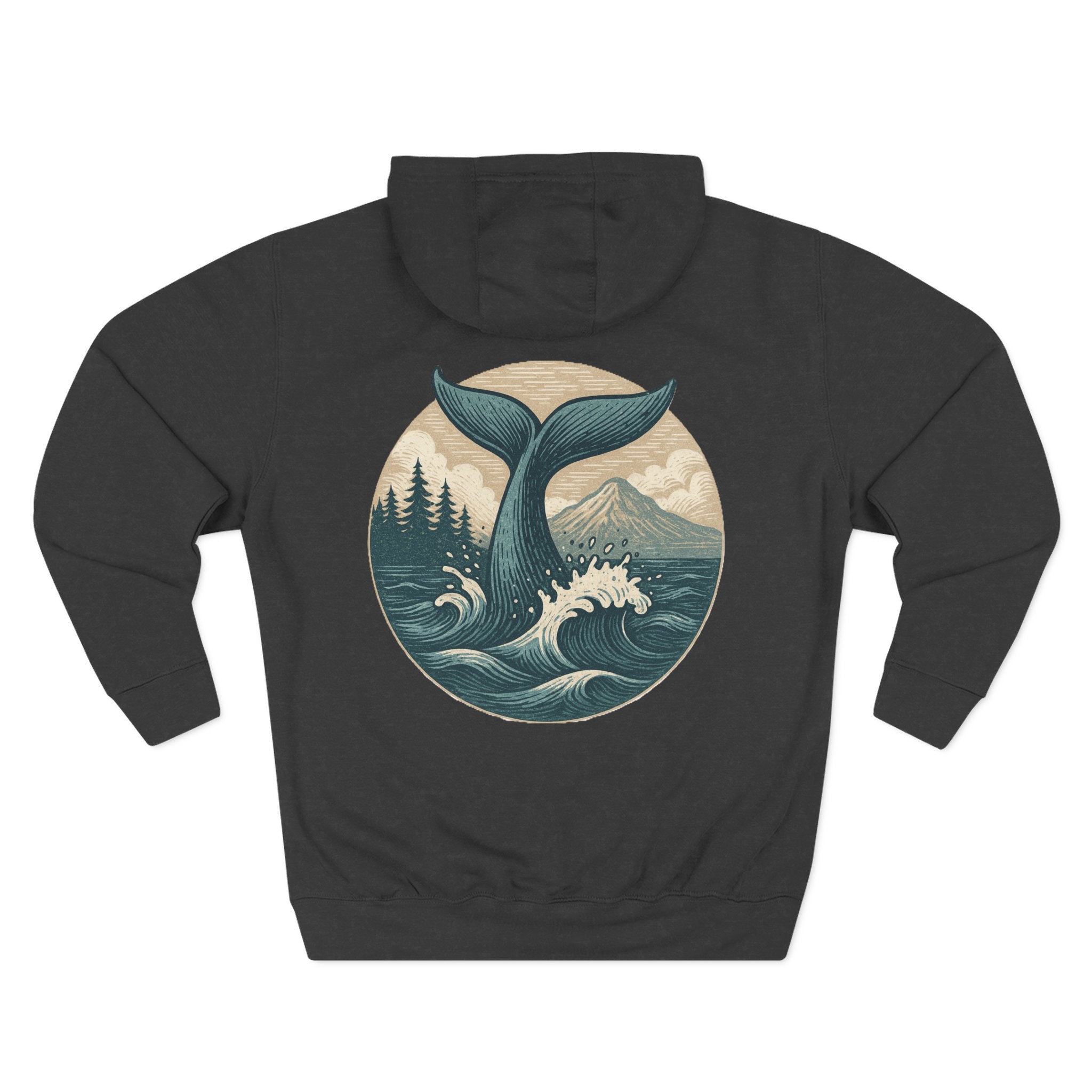 Ocean Adventure Fleece Hoodie, Coastal Wanderer Sweatshirt, Seaside Explorer Hoodie, Nautical Vibes Jacket, Beach Lover Outerwear