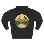 Adventure-Inspired Fleece Hoodie, Roam Free, Cozy Outdoor Apparel, Great for Camping, Travel, Nature Lovers, Gift Idea