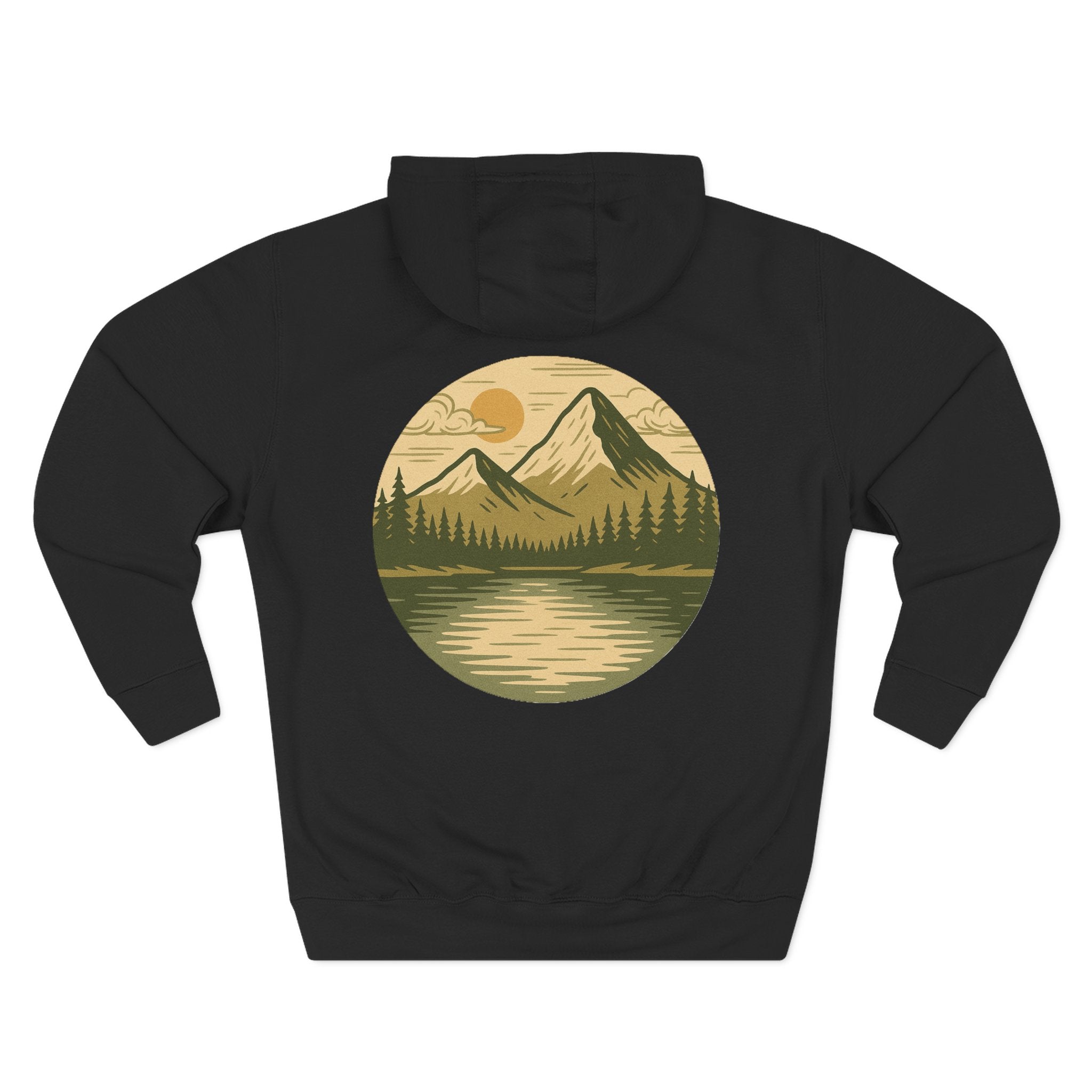 Adventure-Inspired Fleece Hoodie, Roam Free, Cozy Outdoor Apparel, Great for Camping, Travel, Nature Lovers, Gift Idea