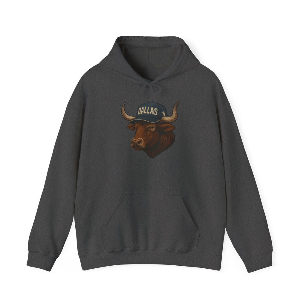 Dallas -Cowboy Nation!- Hoodie - Longhorn Mascot, Dallas Cowboys Nation Hoodie, Sports Fan Apparel, Game Day Outfit