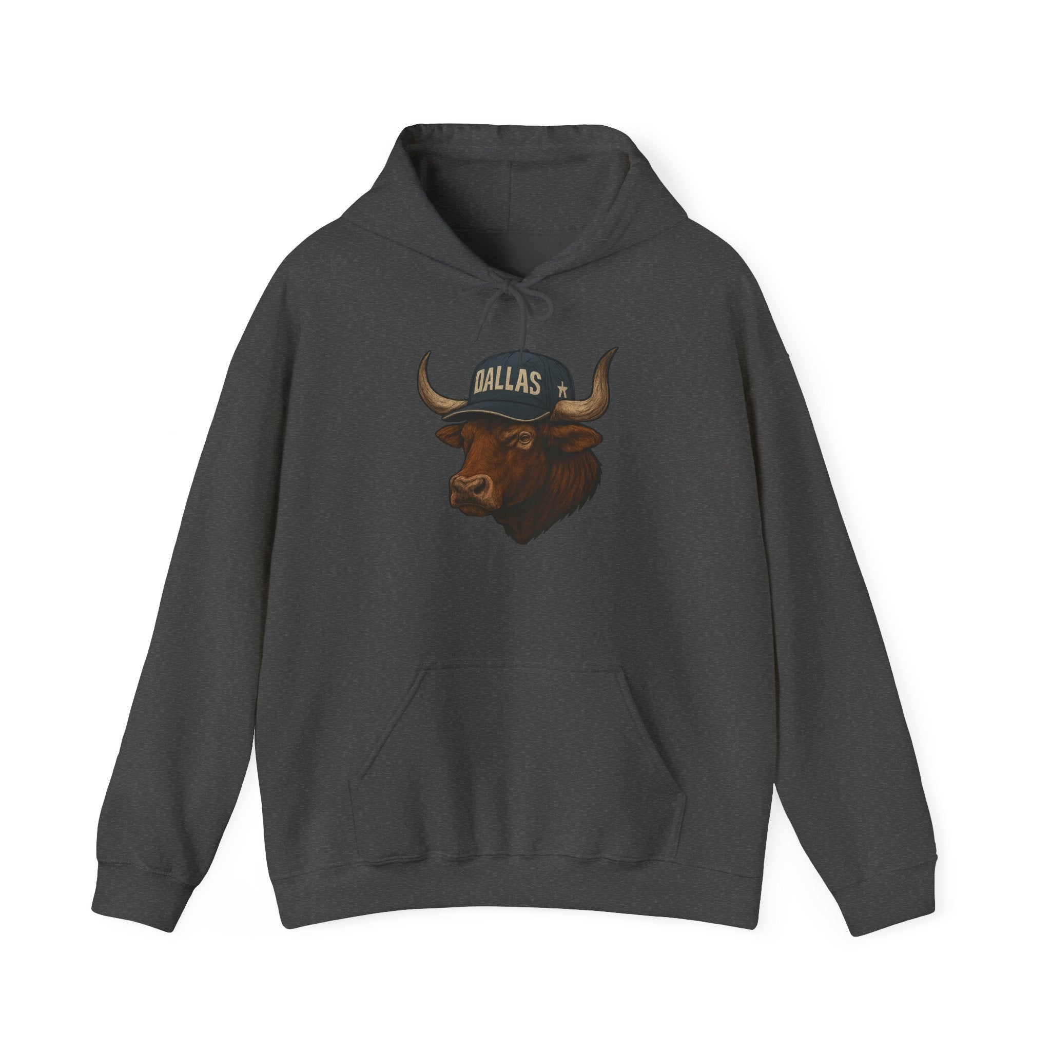 Dallas -Cowboy Nation!- Hoodie - Longhorn Mascot, Dallas Cowboys Nation Hoodie, Sports Fan Apparel, Game Day Outfit