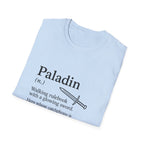 Paladin Class T-Shirt - Funny Dungeons & Dragons Tee