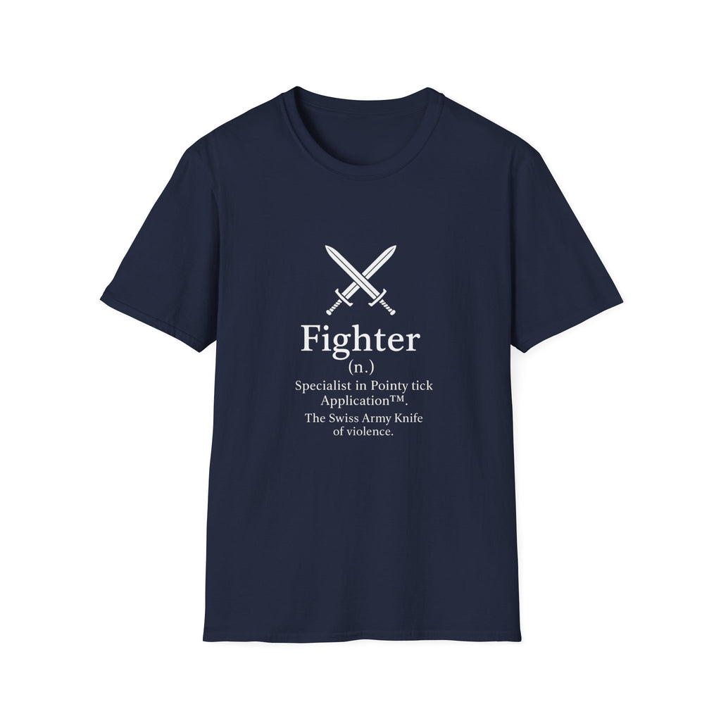Fighter Class T-Shirt - Funny Dungeons and Dragons Tee