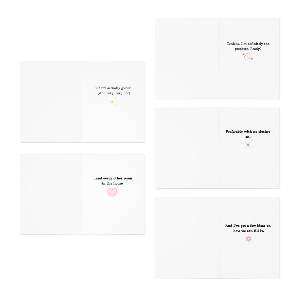 Sassy Swifty-Inspired Greeting Cards — 5-Pack