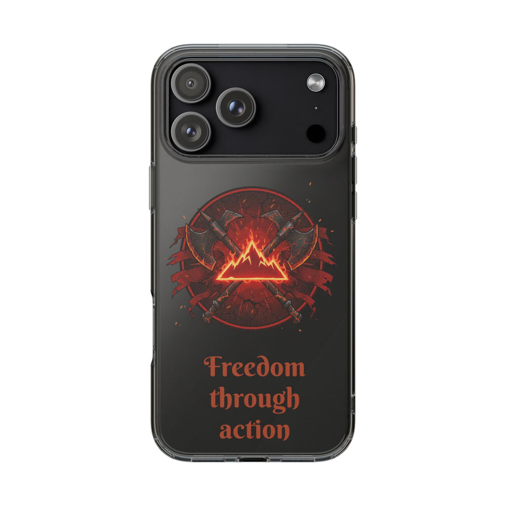 Red Mana Magic The Gathering Inspired Design - Impact-Resistant Phone Case
