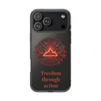Red Mana Magic The Gathering Inspired Design - Impact-Resistant Phone Case