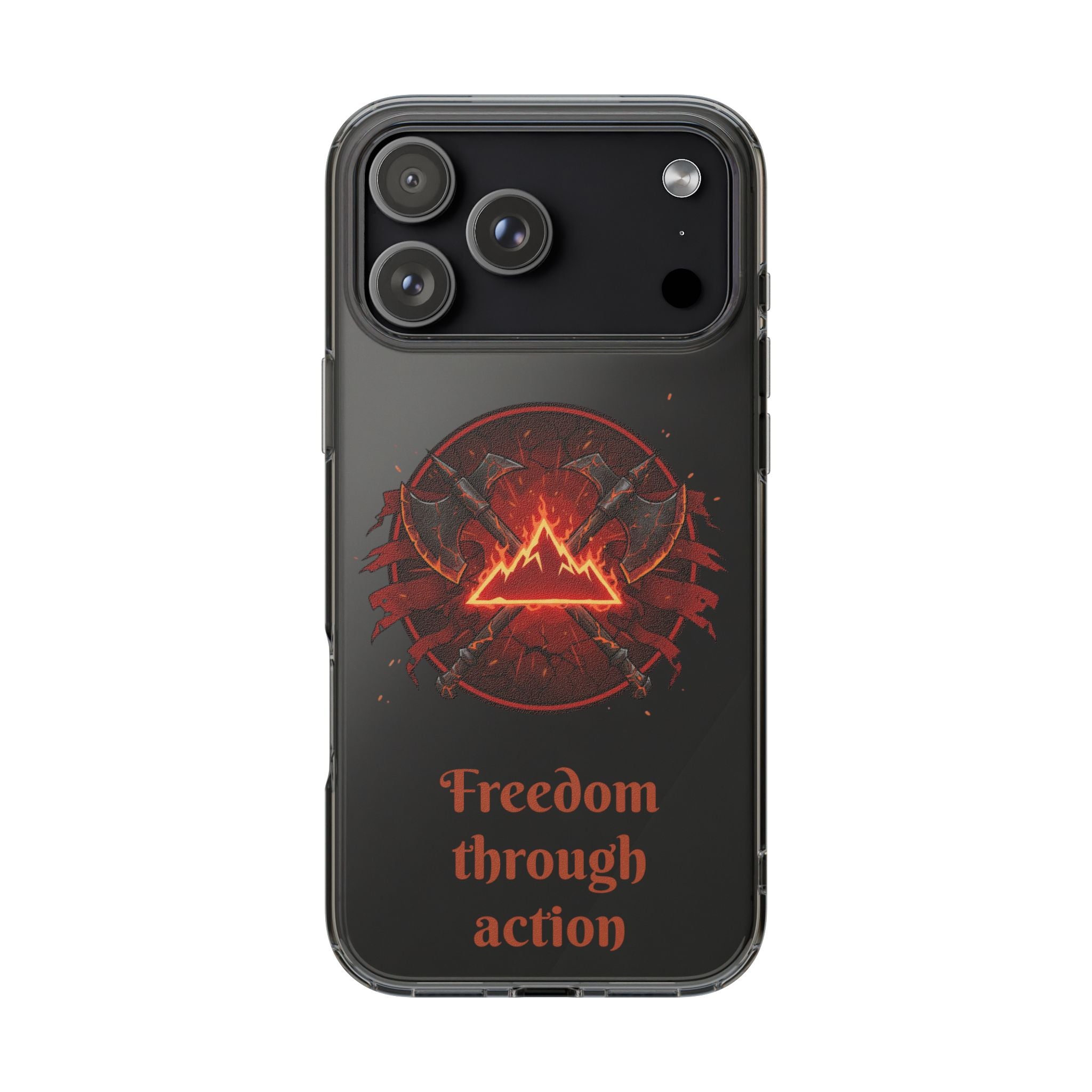 Red Mana Magic The Gathering Inspired Design - Impact-Resistant Phone Case