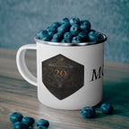 Monk D20 Enamel Mug — Balanced Path