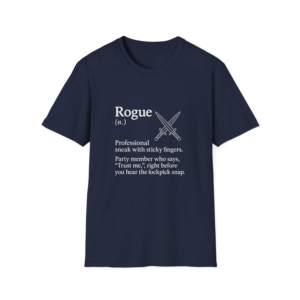 Rogue Class T-Shirt - Funny Dungeons & Dragons Tee