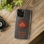 Red Mana Magic The Gathering Inspired Design - Impact-Resistant Phone Case