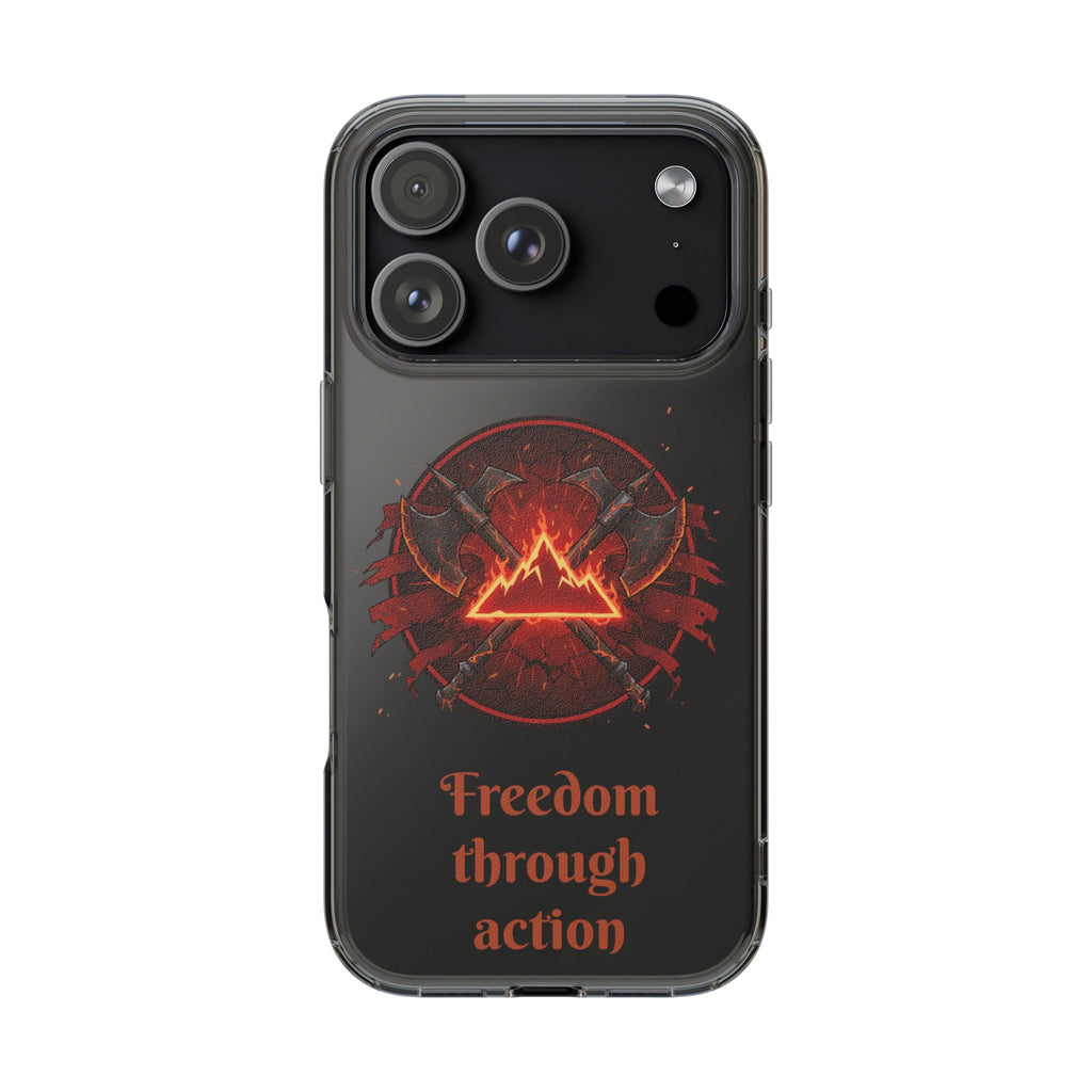 Red Mana Magic The Gathering Inspired Design - Impact-Resistant Phone Case