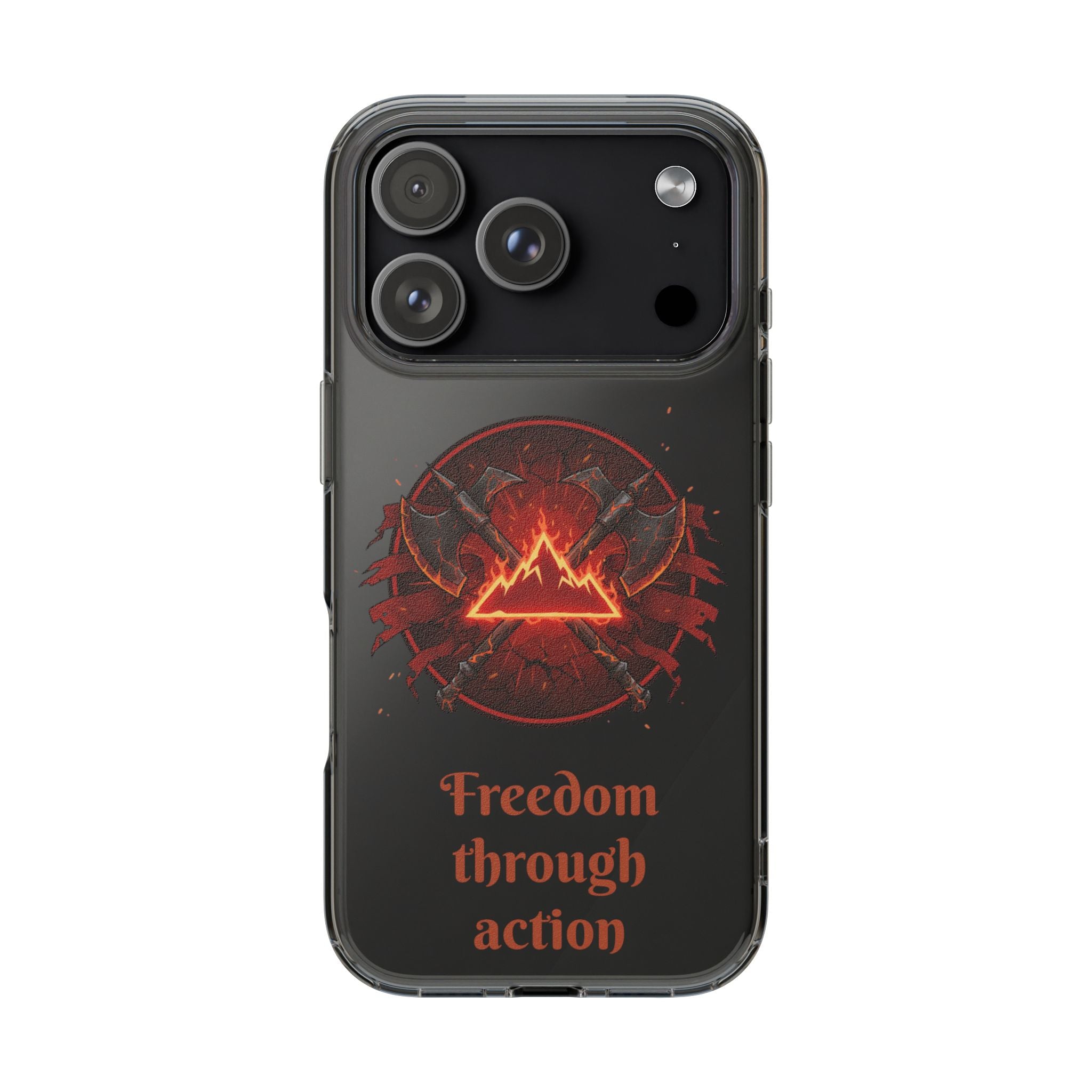 Red Mana Magic The Gathering Inspired Design - Impact-Resistant Phone Case
