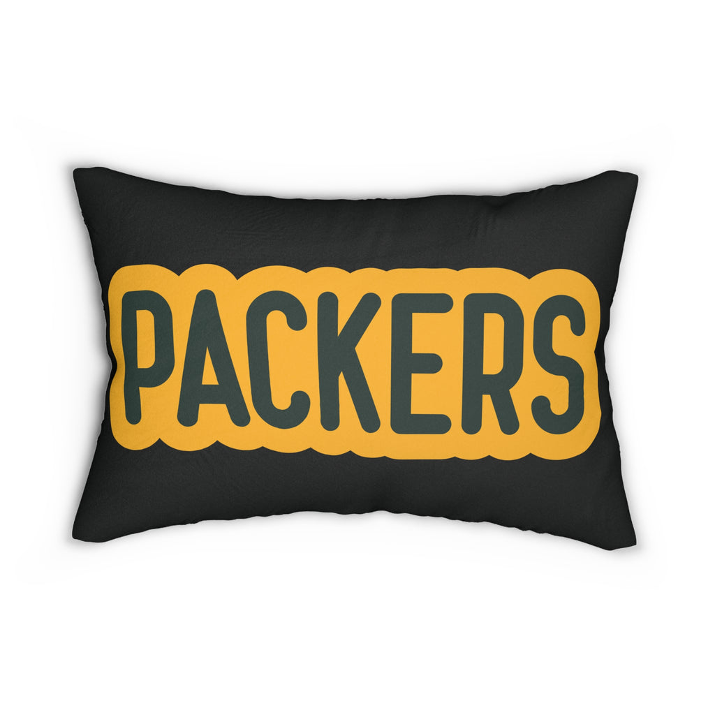Packers Throw Pillow - Green & Gold Football Fan Decor, Game Day Cushion, Sports Gift, Fan Merchandise, Game Day Accent