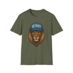 Detroit -Detroit Vs. Everyone- Lions Fan T-Shirt - Lion Mascot