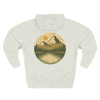 Adventure-Inspired Fleece Hoodie, Roam Free, Cozy Outdoor Apparel, Great for Camping, Travel, Nature Lovers, Gift Idea