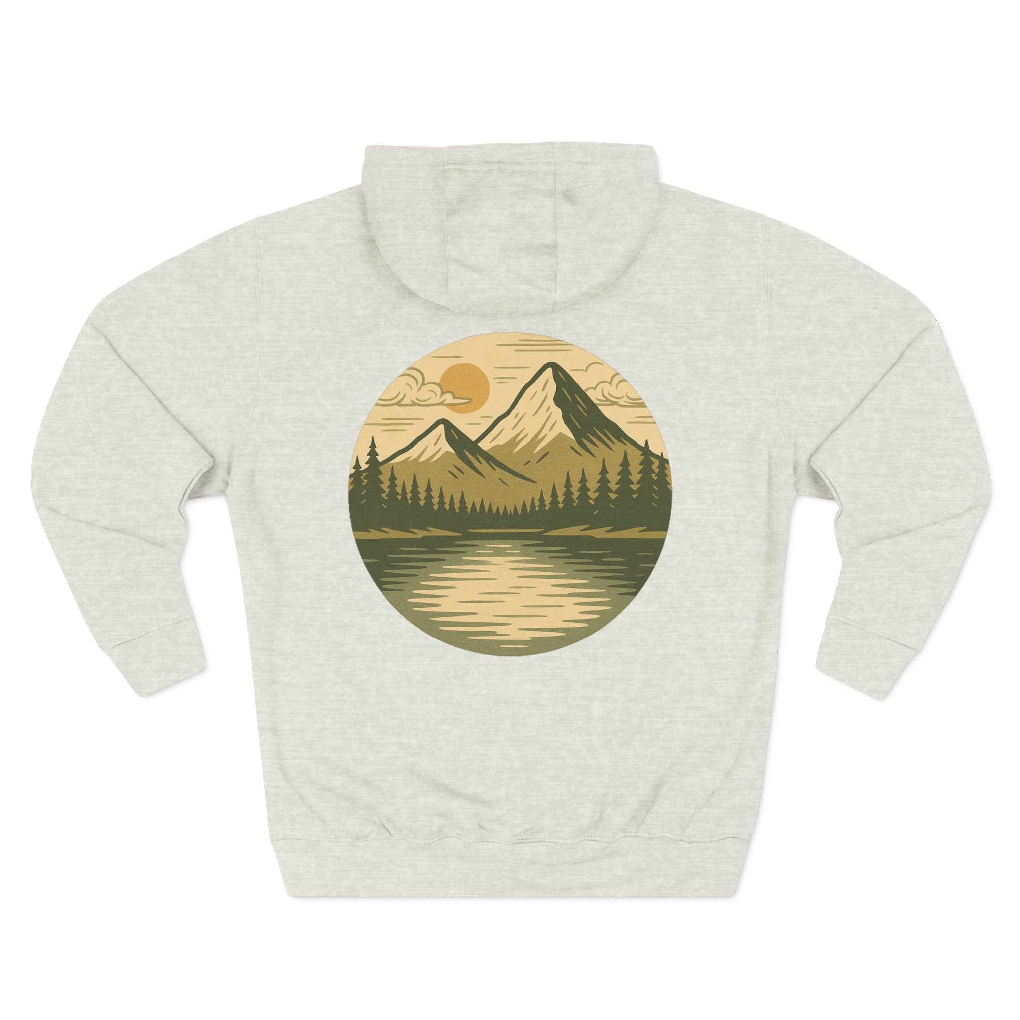 Adventure-Inspired Fleece Hoodie, Roam Free, Cozy Outdoor Apparel, Great for Camping, Travel, Nature Lovers, Gift Idea