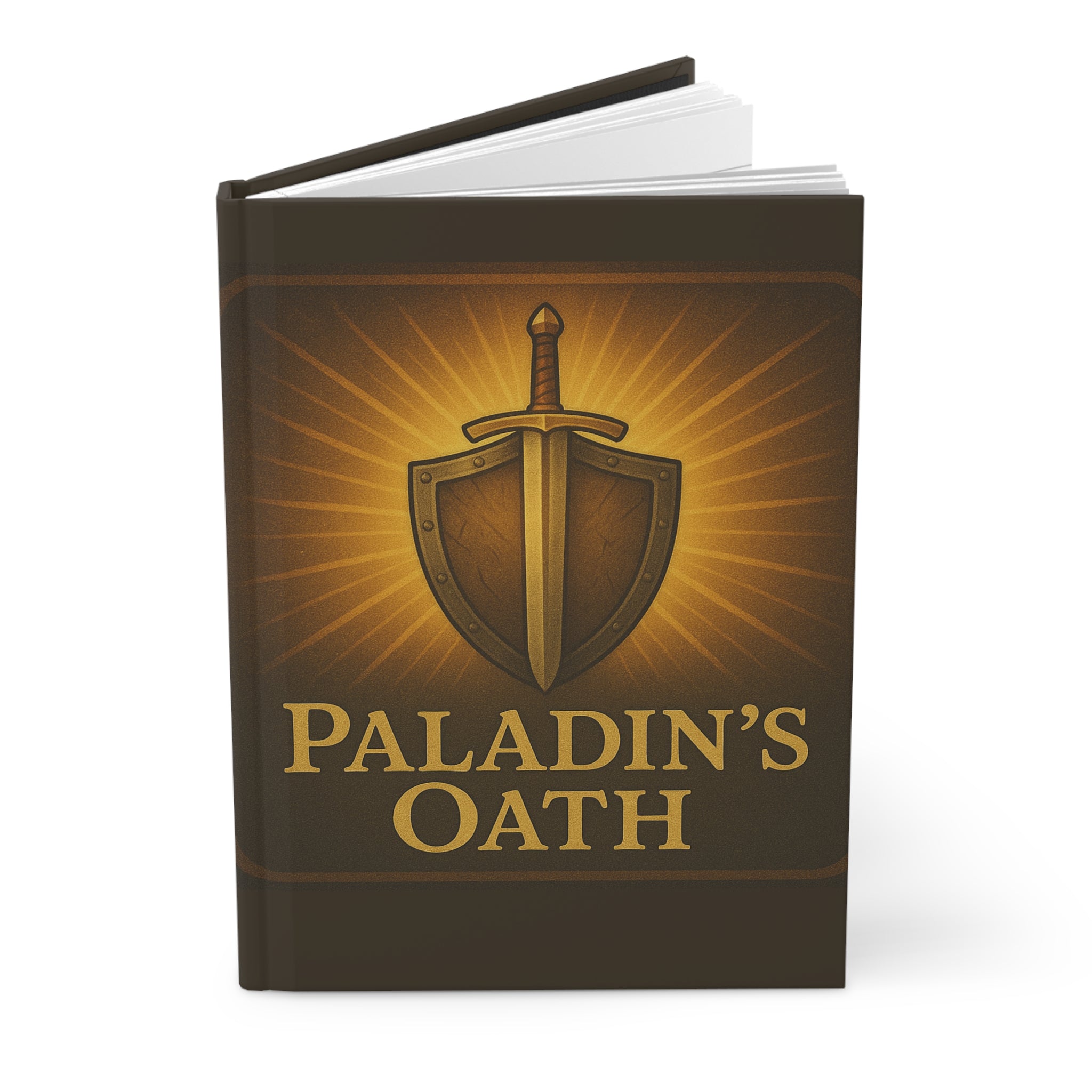 Paladin's Oath Hardcover Journal - Tabletop RPG Diary, D&D Campaign Notebook, Battle Notebook, Game Master Journal, RPG Campaign Log