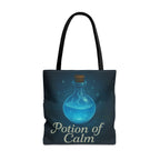 Potion of Calm Tote Bag | D&D Inspired Bag | Fantasy RPG Gift | Witchy Aesthetic Eco Bag, Magical Gift for Relaxation,  Witchy Aesthetic