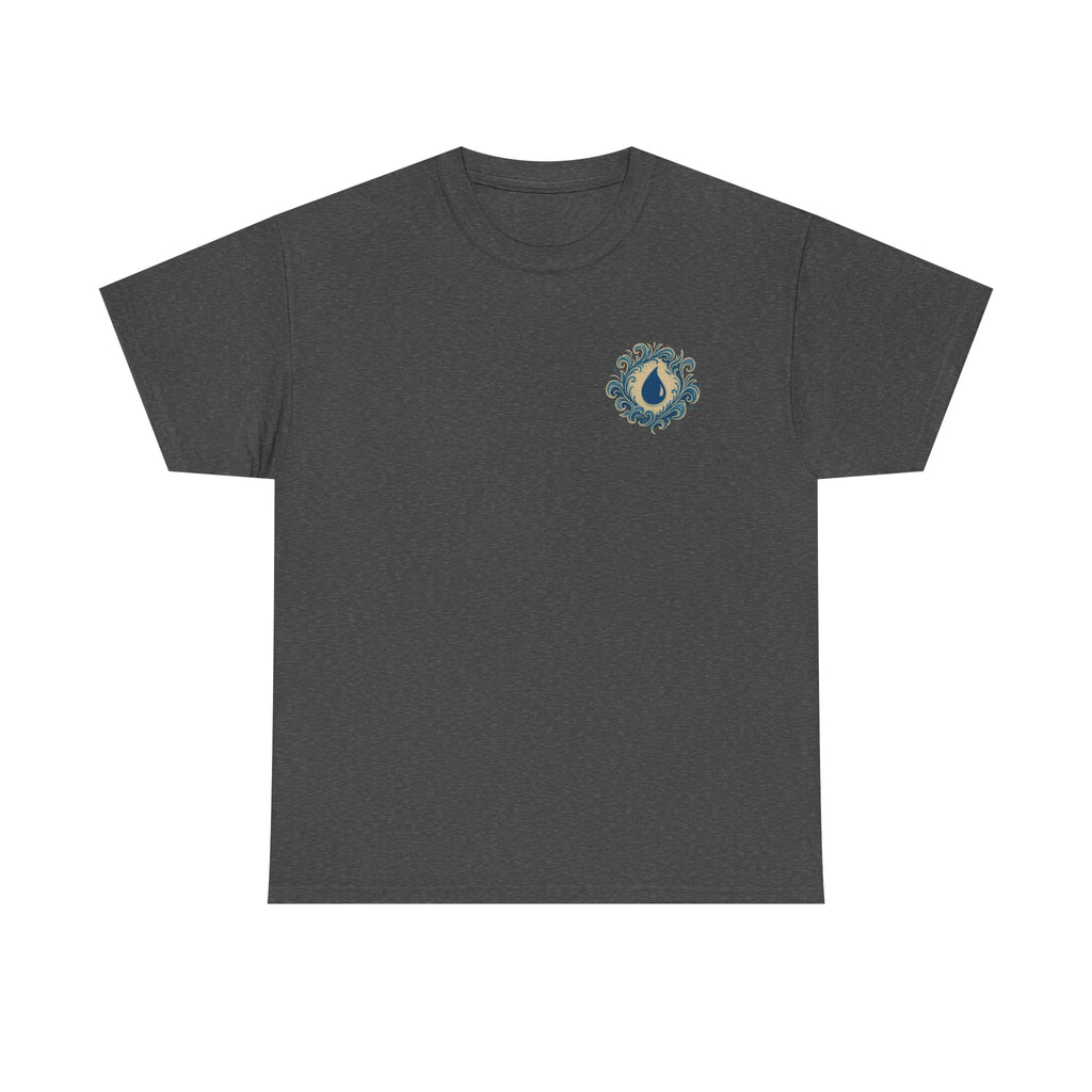 Blue Mana Emblem T-Shirt — Knowledge • Control • Foresight • Perfection