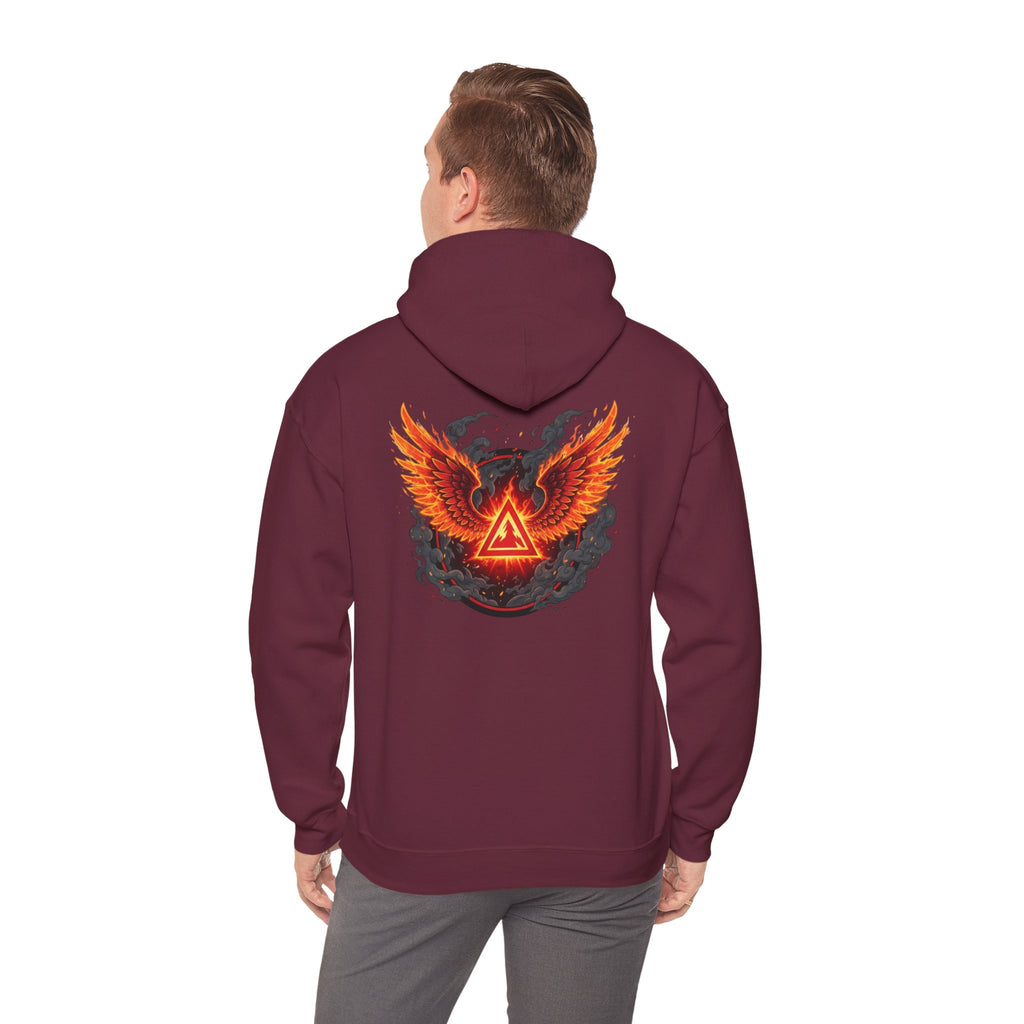 Red Mana Magic: Magic the Gathering Inspired Hoodie