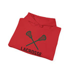 Lacrosse Player Personalized Hoodie - Custom Name & Number