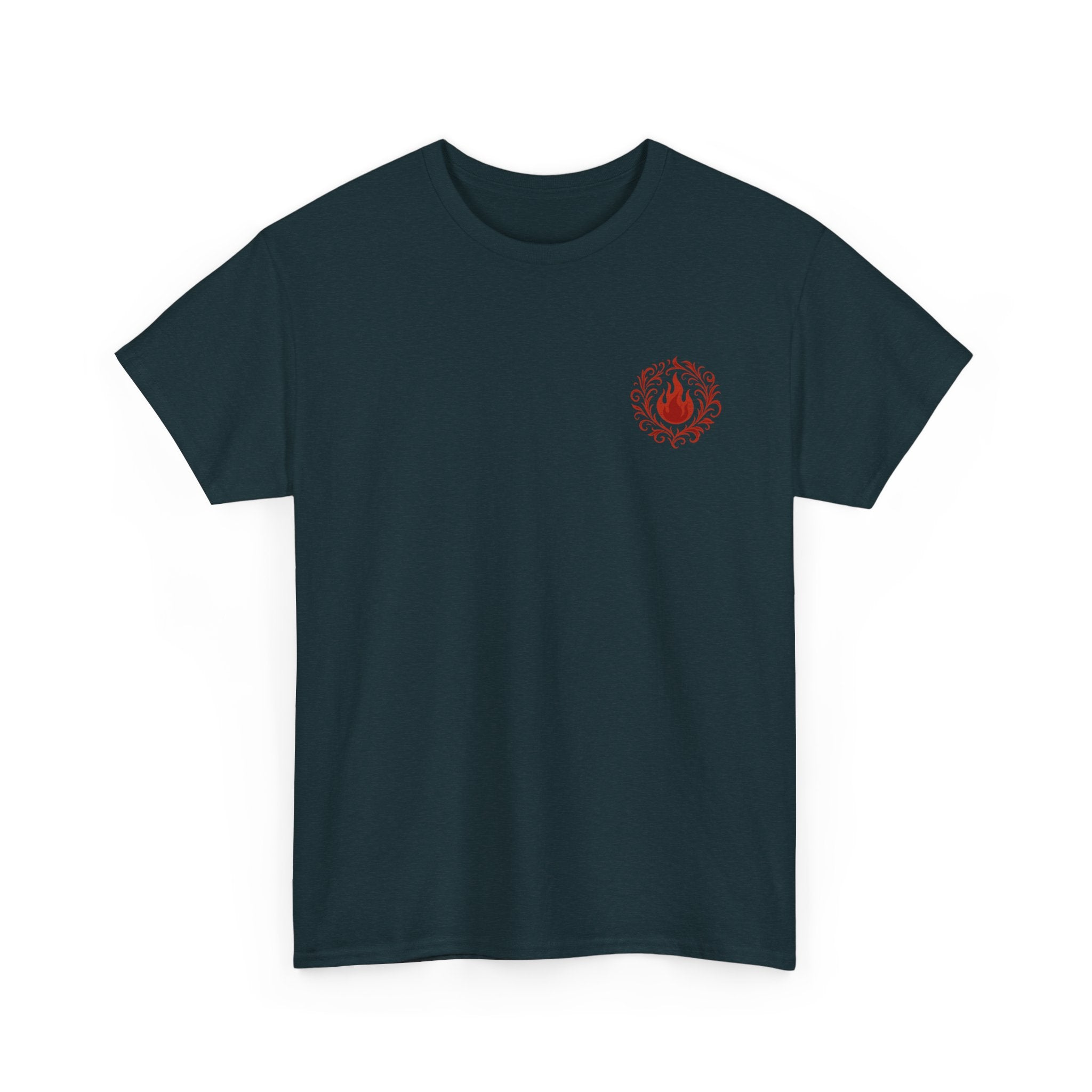 Red Mana Emblem T-Shirt — Impulse • Chaos • Passion • Destruction