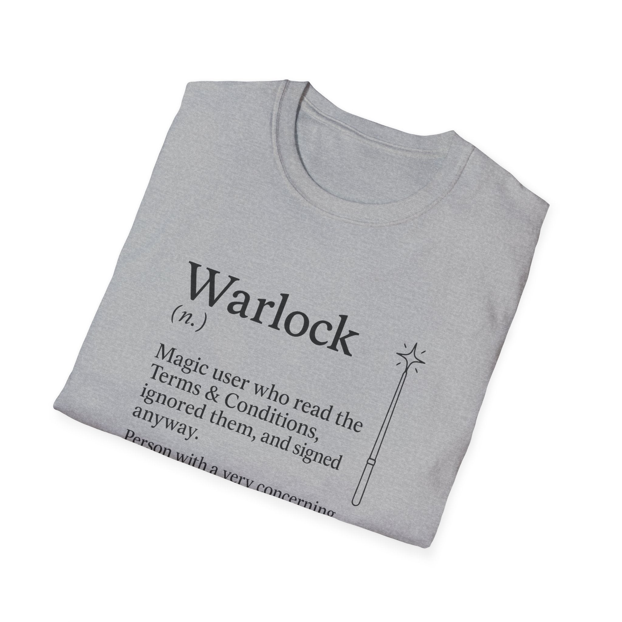 Warlock Class T-Shirt - Funny Dungeons & Dragons Tee